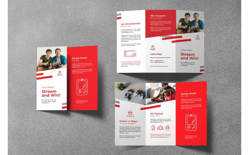 Download Фирменный стиль "Trifold Beauty Stream and Win - Corporate Identity Template" / Trifold Beauty Stream and Win - Corporate Identity Template - Фирменный стиль на тему графика trifold,brochure,design,adobe illustration,adobe photoshop,business,companies,document,identity,information