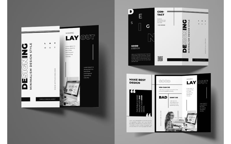 Trifold Designing - Corporate Identity Template