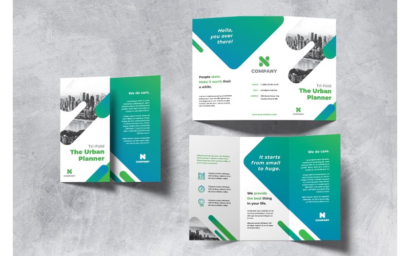 Download Фирменный стиль "Trifold Urban Planner - Corporate Identity Template" / Trifold Urban Planner - Corporate Identity Template - Фирменный стиль на тему графика trifold,brochure,design,adobe illustration,adobe photoshop,business,companies,document,identity,information
