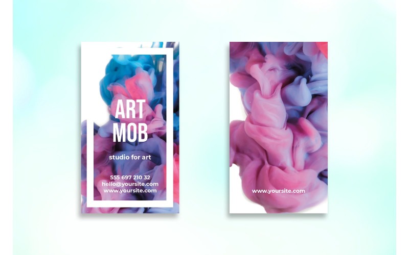 Visitekaartje Artmob - Corporate Identity Template