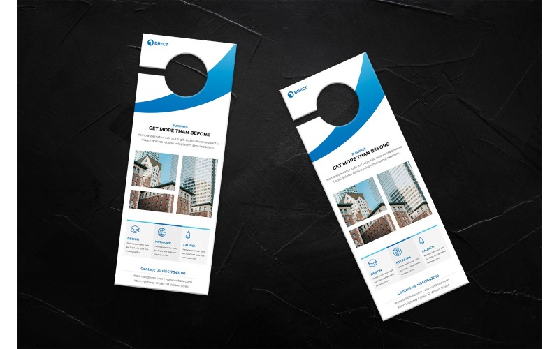 Download Фирменный стиль "Door Hanger  Brect - Corporate Identity Template" / Door Hanger  Brect - Corporate Identity Template - Фирменный стиль на тему графика door,hanger,company,business,marketing,modern,design,creative,sign,handle,privacy,label,entrance,print,corporate