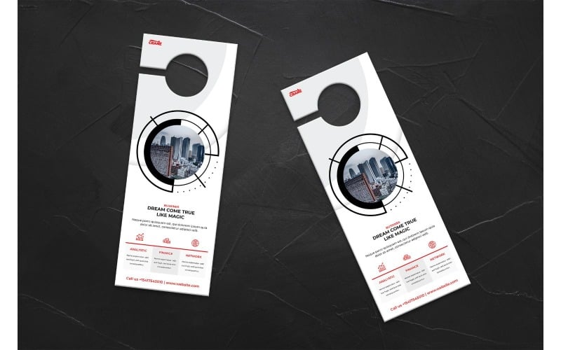 Download Фирменный стиль "Door Hanger Crane - Corporate Identity Template" / Door Hanger Crane - Corporate Identity Template - Фирменный стиль на тему графика door,hanger,company,business,marketing,modern,design,creative,sign,handle,privacy,label,entrance,print,corporate