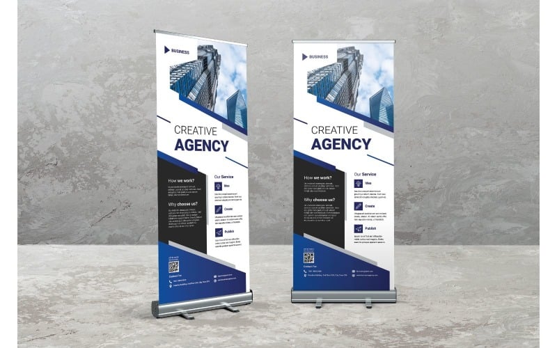 Roll Banner Creative Agency - šablona Corporate Identity