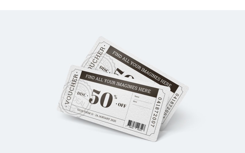 Download Фирменный стиль "Voucher  Big Deal - Corporate Identity Template" / Voucher  Big Deal - Corporate Identity Template - Фирменный стиль на тему графика creative,gift,voucher,coupon,discount,promotion,free,pass,ticket,card,price,offer,promo,market,sale