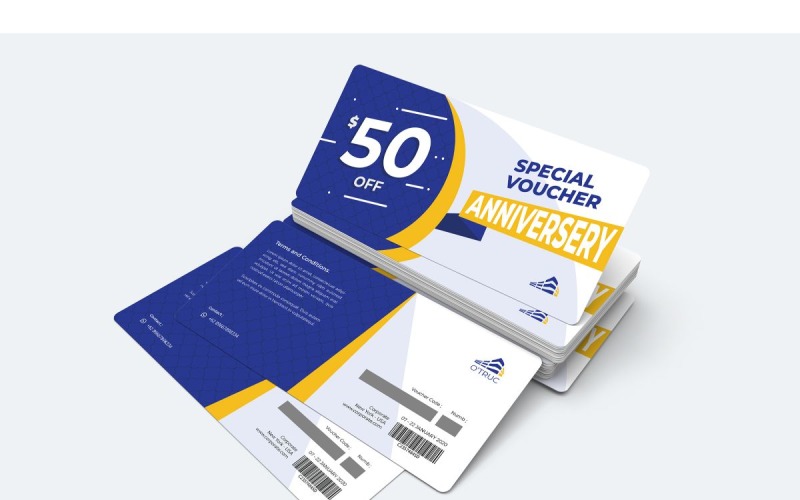 Download Фирменный стиль "Voucher  O'Truc - Corporate Identity Template" / Voucher  O'Truc - Corporate Identity Template - Фирменный стиль на тему графика creative,gift,voucher,coupon,discount,promotion,free,pass,ticket,card,price,offer,promo,market,sale