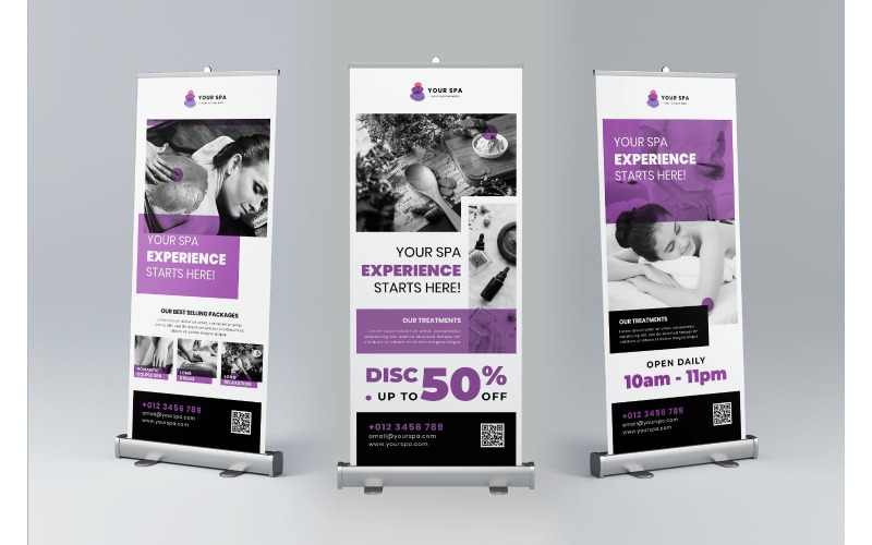 Download Фирменный стиль "Your Spa Experience Starts here - Corporate Identity Template" / Your Spa Experience Starts here - Corporate Identity Template - Фирменный стиль на тему графика rollup,signage,xbanner,display,business,promotion,marketing,print,roll,banner,corporate,event,company,advertising,creative