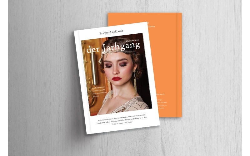 Download Фирменный стиль "Lookbook  der Jarhgang - Corporate Identity Template" / Lookbook  der Jarhgang - Corporate Identity Template - Фирменный стиль на тему графика fashion,lookbook,moodboard,catalog,clothing,creative,women,booklet,a4,minimalist,modern,portfolio,brochure,editorial,lifestyle