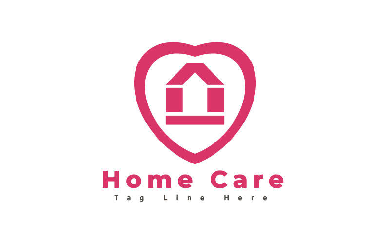 Modèle de logo de soins à domicile