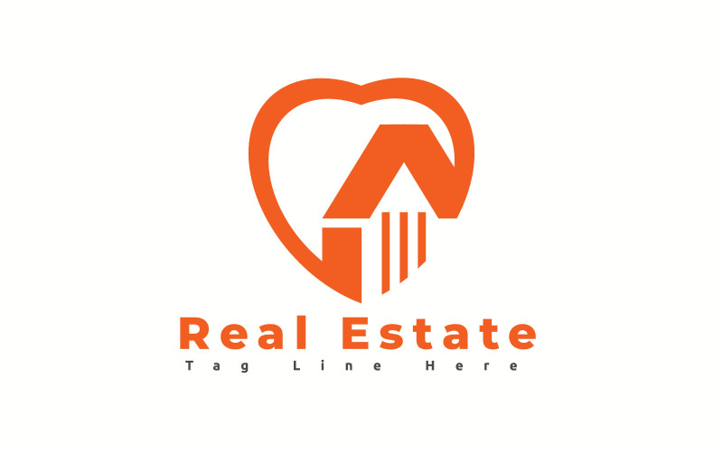 Download Шаблон логотипа "Real Estate Logo Template" / Real Estate Logo Template - Шаблон логотипа на тему графика agency,brand,branding,build,building,construction,corporate,empire,estate,home,house,housing,insurance,lease,logotype,properties,property,real,real estate