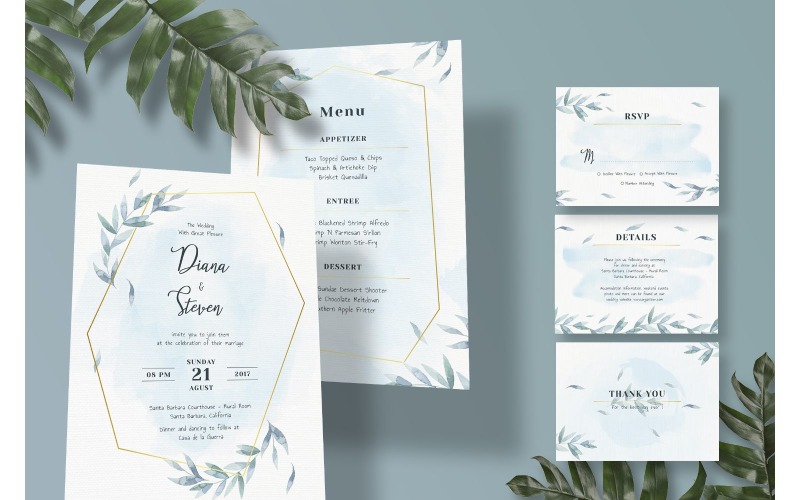 Download Фирменный стиль "Wedding Invitation White Gala - Corporate Identity Template" / Wedding Invitation White Gala - Corporate Identity Template - Фирменный стиль на тему графика card,wedding,design,invitation,illustration,vector,greeting,invite,celebration,marriage,set,romantic,royal,lux,glamour
