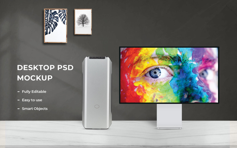 Download Мокап для продукта "Desktop product mockup" / Desktop product mockup - Мокап для продукта на тему графика desktop,mockup,template,website,products,shop,graphic,presentations,photoshop,presentation,design,promotion,mockups,templates,promotions