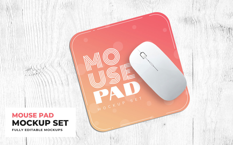 Mockup del prodotto del tappetino per mouse