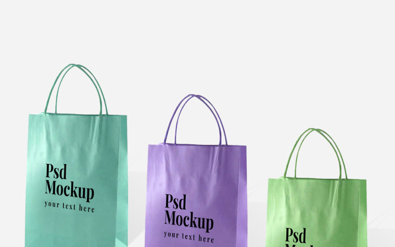 Mockup del prodotto PSD della borsa della spesa