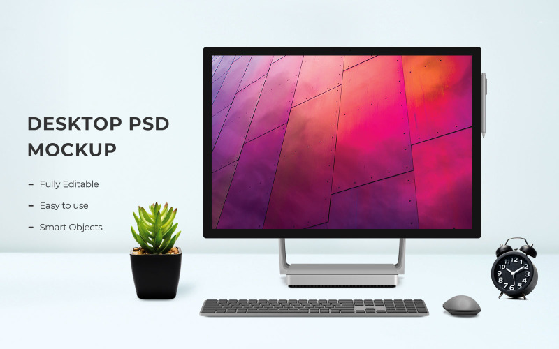 Mockup di prodotto desktop