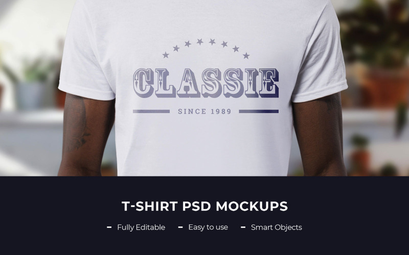 Mockup di prodotto t-shirt