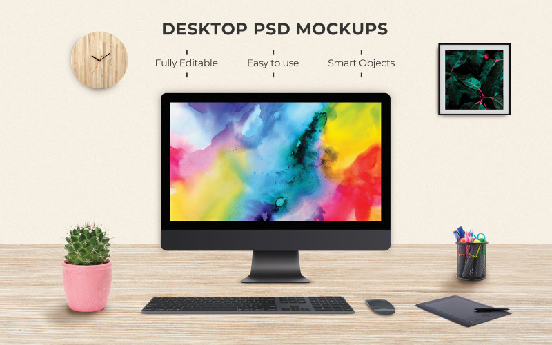 Mockup voor desktopproducten