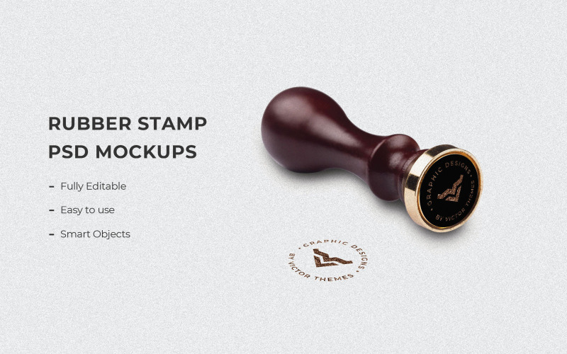 Timbro mockup del prodotto