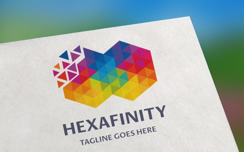 Download Шаблон логотипа "Hexafinity Logo Template" / Hexafinity Logo Template - Шаблон логотипа на тему графика company,consult logo,consulting,corporate,creative,development,elegant,endless,full color,infinity,law,management,marketing,media,modern,movement,resources,social,solutions,studio
