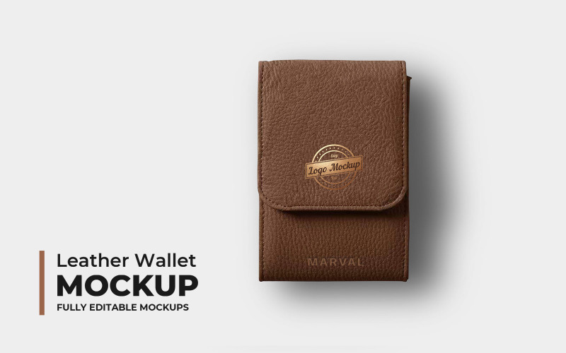 Download Мокап для продукта "Leather Wallet product mockup" / Leather Wallet product mockup - Мокап для продукта на тему графика leather,wallet,mockups,website,graphic,presentations,presentation,template,templates,mockup,men,mens,gents,purse