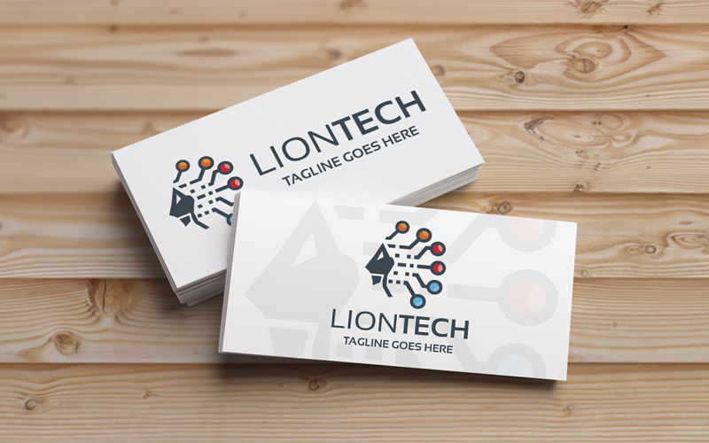 Download Шаблон логотипа "Liontech Logo Template" / Liontech Logo Template - Шаблон логотипа на тему графика animal,cat,creative,crest,digital,design,emblem,gear,king,king lion,lion,lion brand,lion head,lion king,lion logo,lion tech,power,techno,the lion