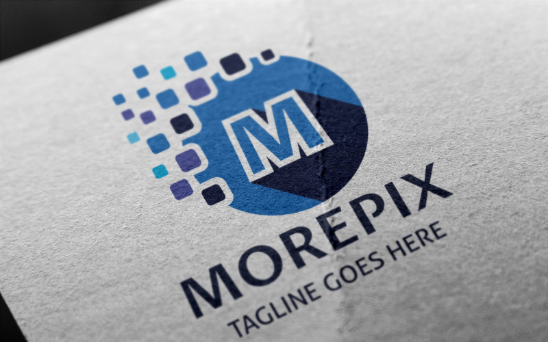 Download Шаблон логотипа "Morepix (Letter M) Logo Template" / Morepix (Letter M) Logo Template - Шаблон логотипа на тему графика circle,colorful,play,spiral,spectrum,vortex,whirl,blend,blended,turbulent,video,media,movie,mix,ring,round,synergy,letter m,logo m,design