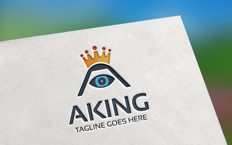 Download Шаблон логотипа "A King (Letter A) Logo Template" / A King (Letter A) Logo Template - Шаблон логотипа на тему графика a letter,company,corporate,creative,development,eye,innovation,integration,letter a,logo,logotype,king,modern,professional,technology,unique,web