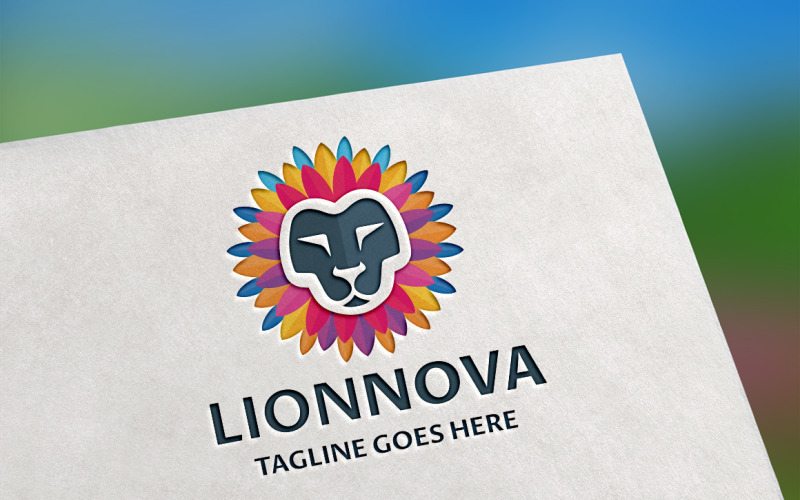 Download Шаблон логотипа "Lionnova Logo Template" / Lionnova Logo Template - Шаблон логотипа на тему графика animal,cat,creative,crest,digital,design,emblem,gear,king,king lion,lion,lion brand,lion head,lion king,lion logo,logo,mark,pixel,power,techno