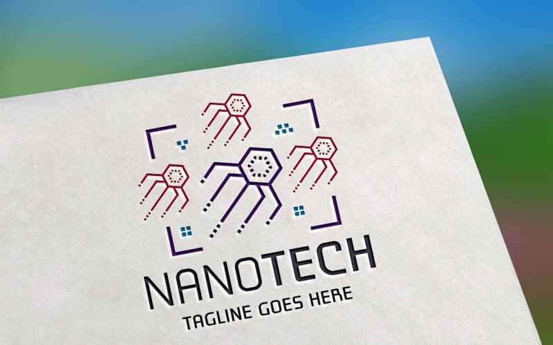 Download Шаблон логотипа "Nanotech Logo Template" / Nanotech Logo Template - Шаблон логотипа на тему графика business crest,connect,connection,economy,finance,financial,global,globe,host,hosting,internet,market,marketing,media,online,pay,payment,protect,protection,safe