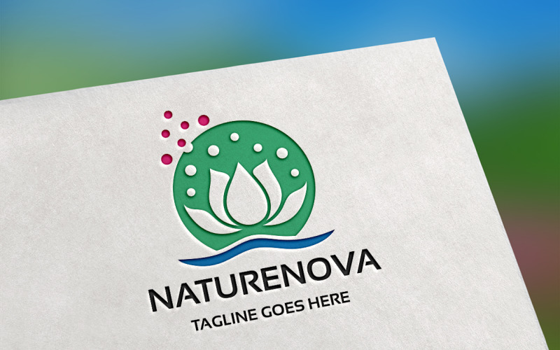 Download Шаблон логотипа "Naturenova Logo Template" / Naturenova Logo Template - Шаблон логотипа на тему графика ecology,food,green,herbal,garden,grow,leaf,nature,organic,plant,restaurant,tree,web,wood