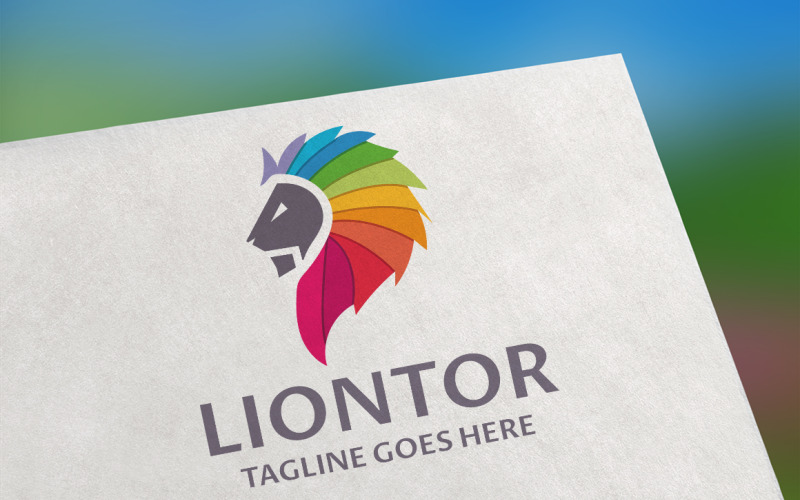 Шаблон логотипу Liontor