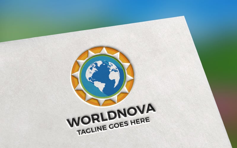 Download Шаблон логотипа "WorldNova Logo Template" / WorldNova Logo Template - Шаблон логотипа на тему графика global,connection,internet,network,link,technology,web,connect,modern,wireless,social,media,earth,cloud,tech,software,globe,circle,sphere,networking