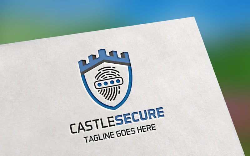 Download Шаблон логотипа "Castle Secure Logo Template" / Castle Secure Logo Template - Шаблон логотипа на тему графика antivirus,attractive,business,business logo,castle,corporate,creative logo,finger print,lock,logo template,mobile security,object,protection,safe,safe storage,safety,secure,shield,storage,sty