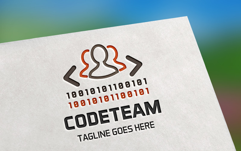 Code Team Logo sjabloon
