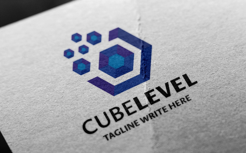 Download Шаблон логотипа "Cube Level Logo Template" / Cube Level Logo Template - Шаблон логотипа на тему графика box,business,communication,core,corporate,cube,cubic,cubical,data,digital,hexagon,hexagonal,marketing,media,pixel,studio,technology,virtual
