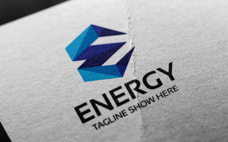 Download Шаблон логотипа "Letter E - Energy Logo Template" / Letter E - Energy Logo Template - Шаблон логотипа на тему графика abstract,blue,business,classic,clean,clear,design,e letter,e logo,hexagon,icon,initial,internet,letter e,logo e,media,modern,office,professional,shape
