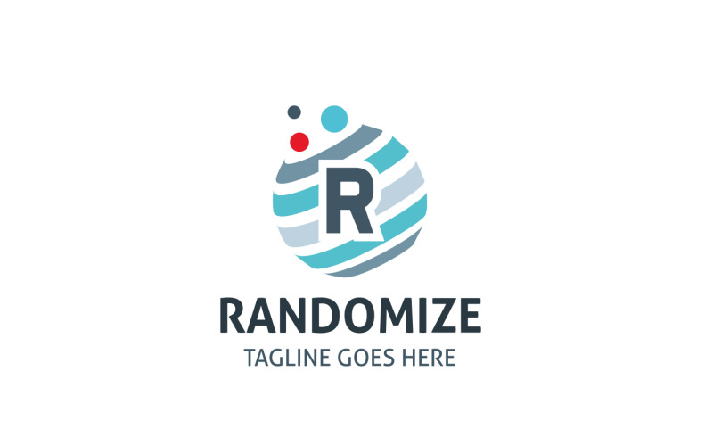 Download Шаблон логотипа "Letter R Randomize Logo Template" / Letter R Randomize Logo Template - Шаблон логотипа на тему графика architect,circle,consulting,design,elegant,finance,insurance,law,lawyer,letter r,logo,media,office,randomize,round,r letter,r logo,studio