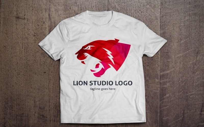 Download Шаблон логотипа "Lion Studio Logo Template" / Lion Studio Logo Template - Шаблон логотипа на тему графика animal,business,consultant,creative,finance,head,jungle,king,lion,lion logo,logo,marketing,modern,pink,protect,protection,purple,silhouette,simple,stock