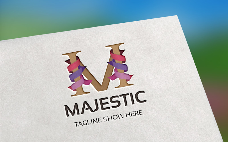 Download Шаблон логотипа "Majestic (Letter M) Logo Template" / Majestic (Letter M) Logo Template - Шаблон логотипа на тему графика capital letter m,letter m,letter m company logo,letter m design,letter m logo,logo design letter m,logo for letter m,logo start with letter m,logo template,logo with m,majestic,m letter,m log