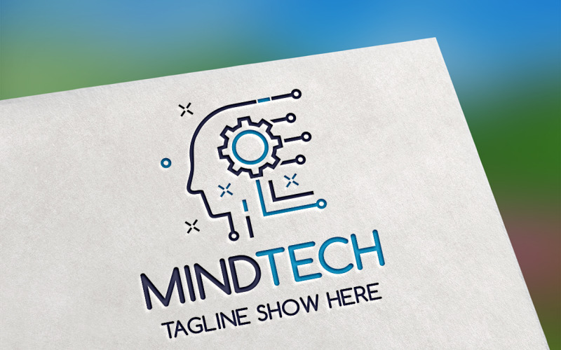 Mind Tech Logo Vorlage