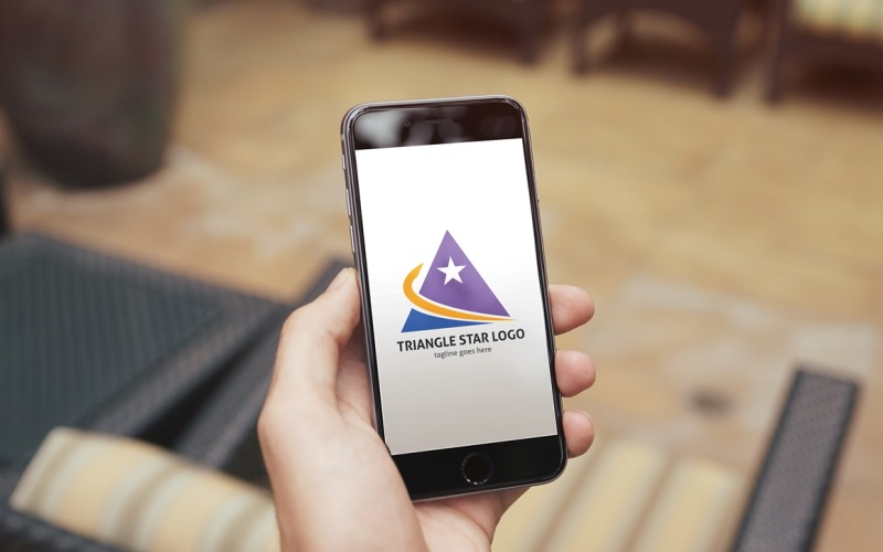 Triangle Star Logo Template