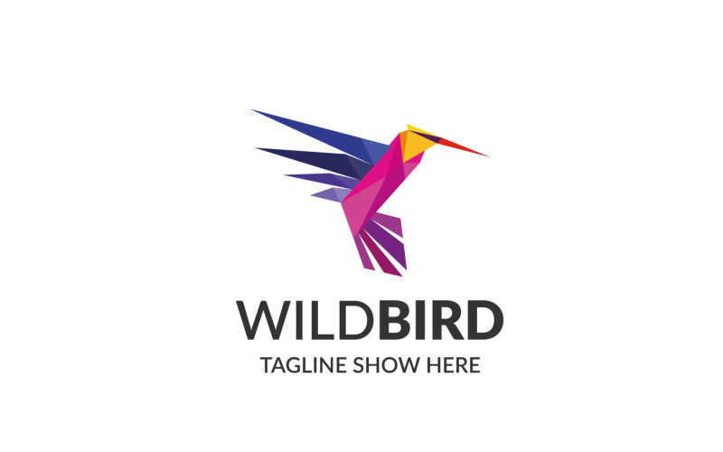 Download Шаблон логотипа "Wild Bird Logo Template" / Wild Bird Logo Template - Шаблон логотипа на тему графика air,app,apps,bird,colorful,computer,corporate,creative,fly,hi tech,internet,logo,logo design,mobile,nonprofit,print,professional,simple,tech,technology