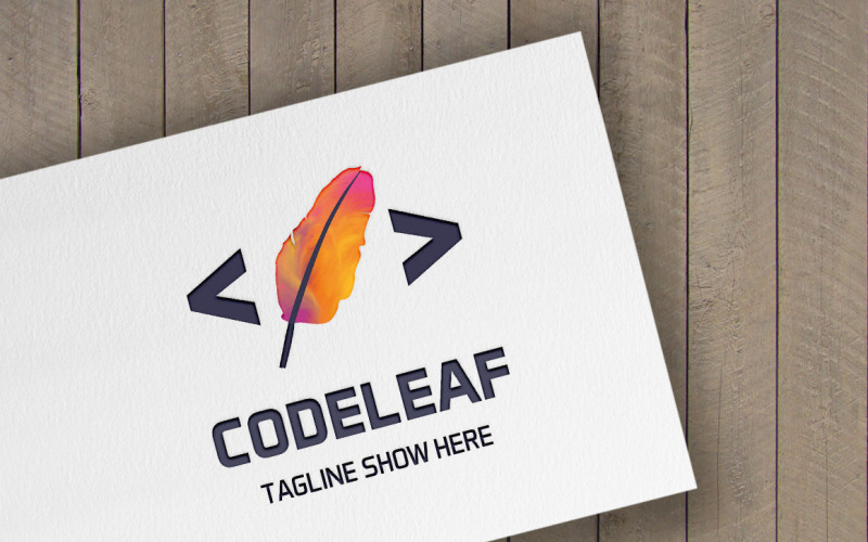 Code Leaf Logo sjabloon
