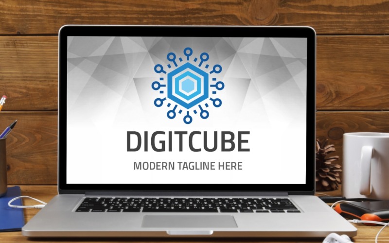 Digitcube Logo sjabloon