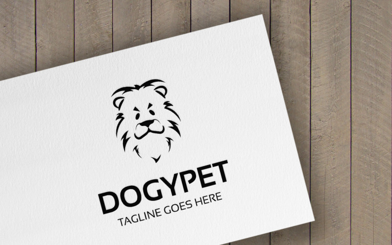 Dogypet логотип шаблон