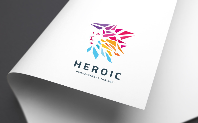Download Шаблон логотипа "Hero Lion Logo Template" / Hero Lion Logo Template - Шаблон логотипа на тему графика agency,animal,animals,business,consultant,corporate,digital,finance,finances,financial,firm,fund,investing,investment,king,kingdom,lion,majestic,marketing,media
