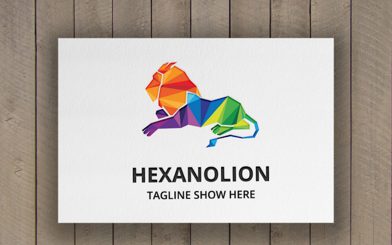 Hexanolion Logo šablona