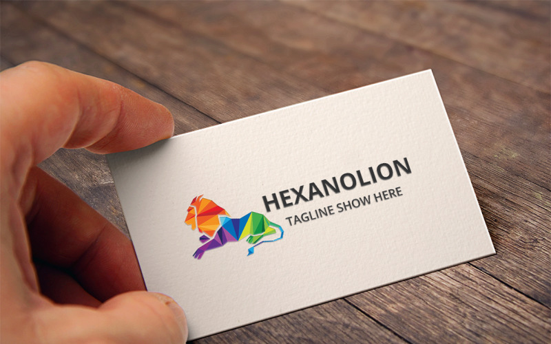 Download Шаблон логотипа "Hexanolion Logo Template" / Hexanolion Logo Template - Шаблон логотипа на тему графика animal,cat,creative,crest,design,emblem,king,king lion,lion,lion brand,lion head,lion king,lion logo,logo,pixel,power,techno,the lion