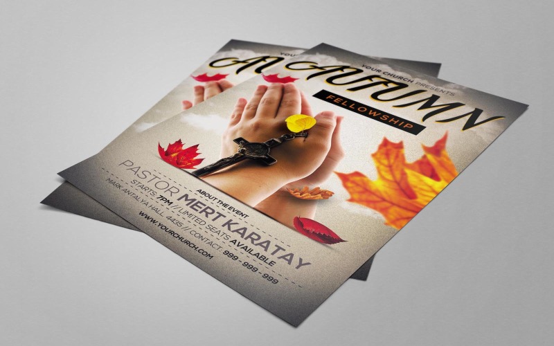 Download PSD шаблон "Fellowship PSD Template" / Fellowship PSD Template - PSD шаблон на тему графика church,gospel,flyer,photoshop,print,event