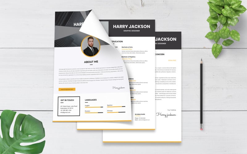 Download Резюме "Minimal CV Resume Template" / Minimal CV Resume Template - Резюме на тему графика minimal,cv,template,industry,professionals,professional,templates,curriculum,vitae,resume,job,web,graphic,design,print