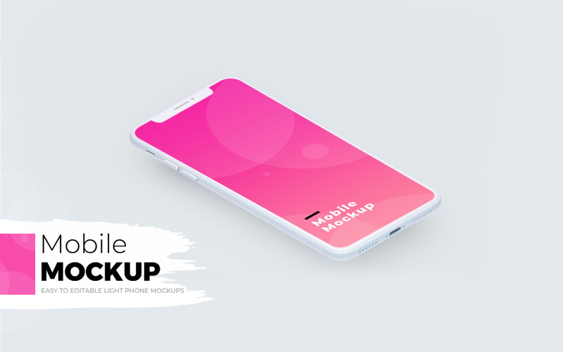 Download Мокап для продукта "Mobile product mockup" / Mobile product mockup - Мокап для продукта на тему графика mockup,mockups,iphonex,presentation,promotions,ui,websites,graphic,design,presentations,mobile,phone,iphone,apple,template